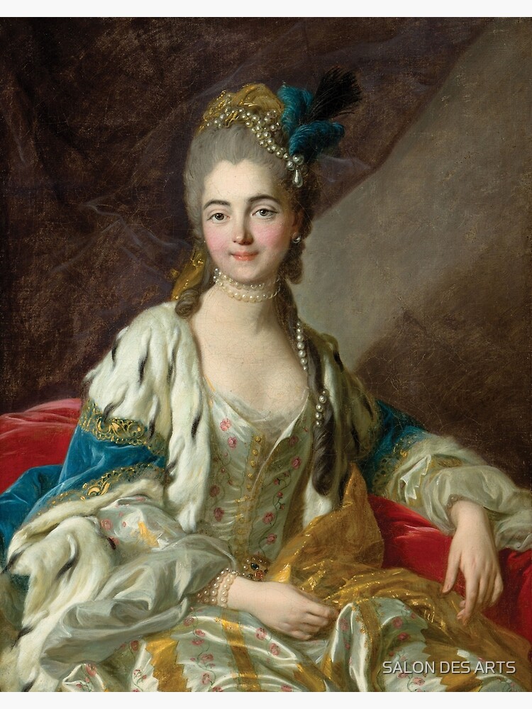 "Marquise de Marigny (1769) Louis Michel van Loo" Poster for Sale by