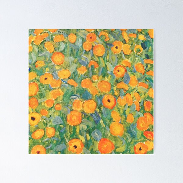 Item preview, Klimt Flower Garden - Orange designed and sold by maniacfitness.
