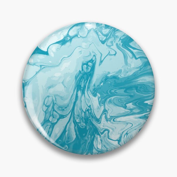 Artikelvorschau, Vivid Blue Palette 3 Marble Fluid Art entworfen und verkauft von Janzay.