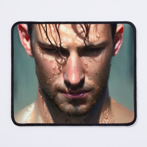 Item preview, Man in the Rain Cinematic Painting Art HD designed and sold by AiArtistD.