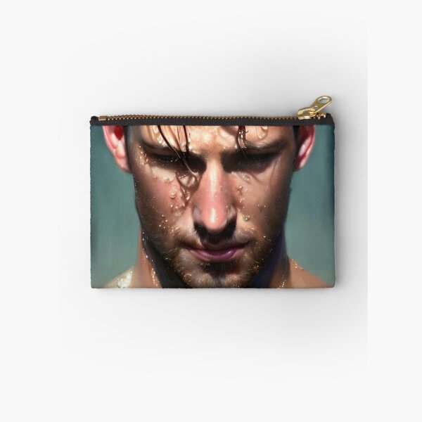 Item preview, Man in the Rain Cinematic Painting Art HD designed and sold by AiArtistD.