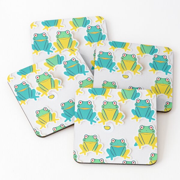 Item preview, Cute Frogs Texture designed and sold by TextureFactory.