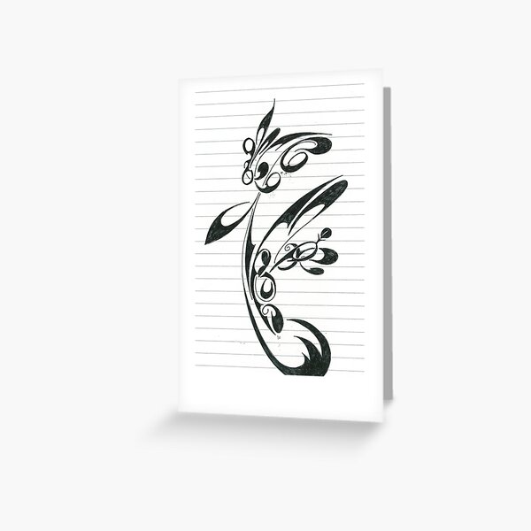 Meeting doodle Greeting Card
