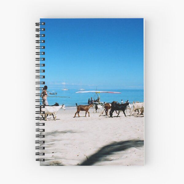 Item preview, Madagascar Shepherds driving goats through the beach designed and sold by worldways.
