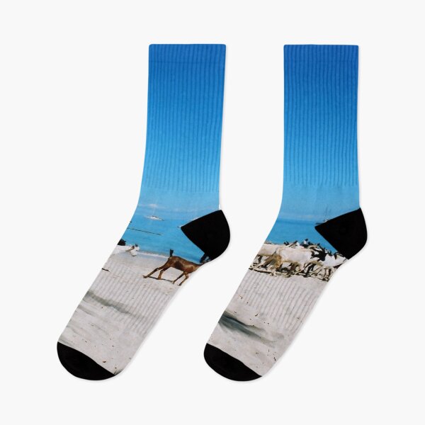 Item preview, Madagascar Shepherds driving goats through the beach designed and sold by worldways.