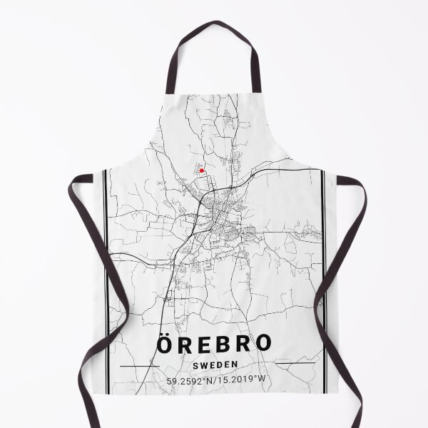 Item preview, Örebro - Sweden Light City Map Custom T-shirts designed and sold by tienstencil.