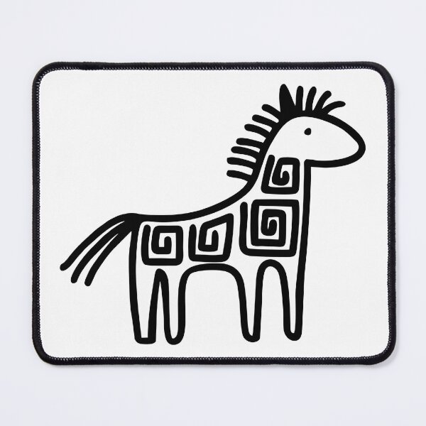 Item preview, horse, aztec, indian, mexican, symbols designed and sold by gandra.