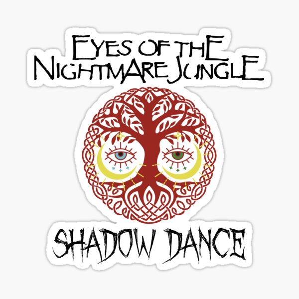 "Eyes of The Nightmare Jungle" Sticker for Sale by Koraxium Redbubble