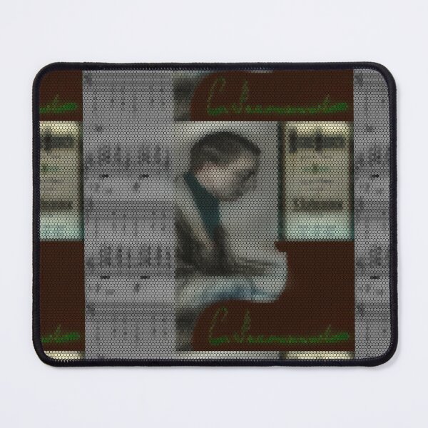 Item preview, AMAZING PAINTING ABSTRACT PORTRAIT OF SERGEI RACHMANINOFF PIANIST MUSICIAN COMPOSER - CLASSICAL MUSIC SCORE - PATCHWORK SIGNATURE designed and sold by Ralek.