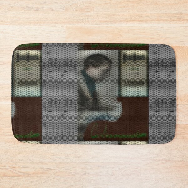 Item preview, AMAZING PAINTING ABSTRACT PORTRAIT OF SERGEI RACHMANINOFF PIANIST MUSICIAN COMPOSER - CLASSICAL MUSIC SCORE - PATCHWORK SIGNATURE designed and sold by Ralek.