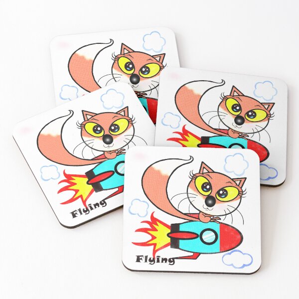 Item preview, Cute flying fox  designed and sold by Shirley cute art .
