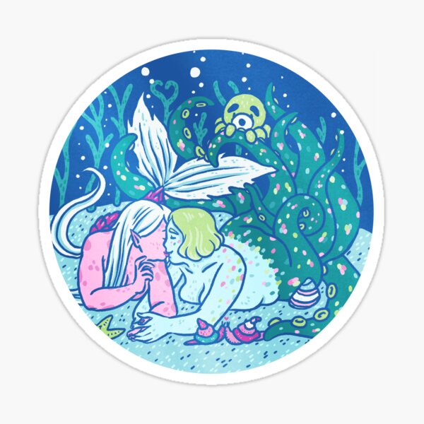 Sirènes amoureuses Sticker
