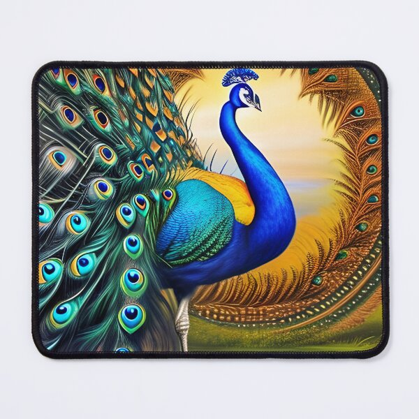 Item preview, Peacock in nature setting designed and sold by Huesoffun.