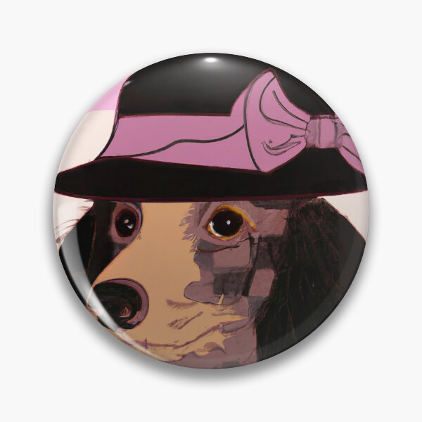Item preview, Hetty wears a hat designed and sold by PinkCampion.