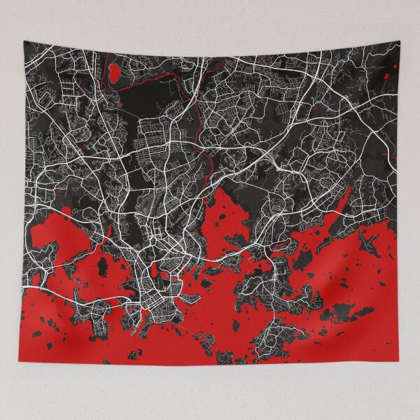 Item preview, Helsinki City Map of Finland - Oriental designed and sold by deMAP.