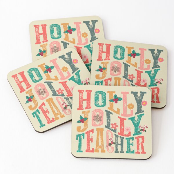 Item preview, Holly Jolly Teacher Christmas designed and sold by dalypdesign.