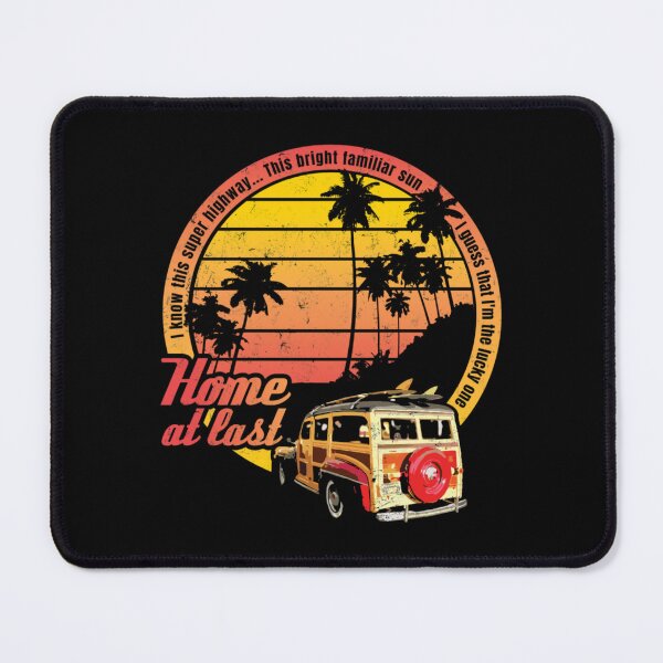 Item preview, Retro Woodie Surf Wagon and Sunset designed and sold by FlawlessArtShae.