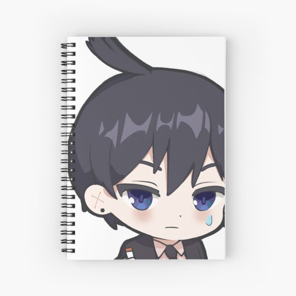 "Aki Chainsaw Man Sticker Emoji Icon " Spiral Notebook for Sale by
