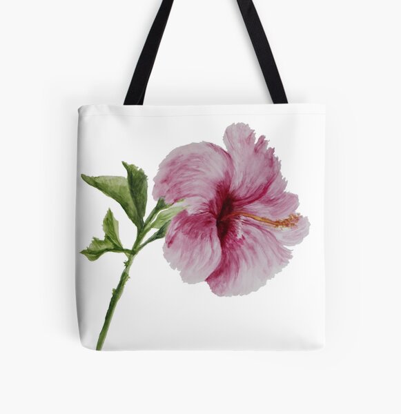 Pride Caduceus Laminated Tote - Hibiscus · FIGS