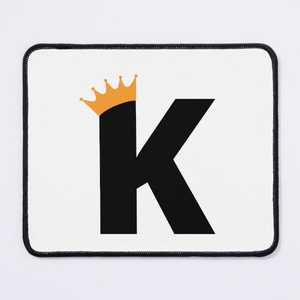 Item preview, Crowned Monogram Letter K designed and sold by Coffee Lifestyle.