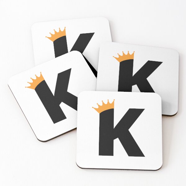 Item preview, Crowned Monogram Letter K designed and sold by Coffee Lifestyle.