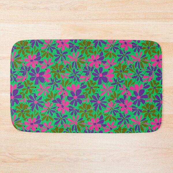 Item preview, Bright neon floral pattern. designed and sold by marinaklykva.