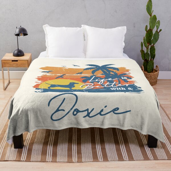 Item preview, Life is Better With Doxie Beach Sunset Retro Vintage designed and sold by rafaeltto.