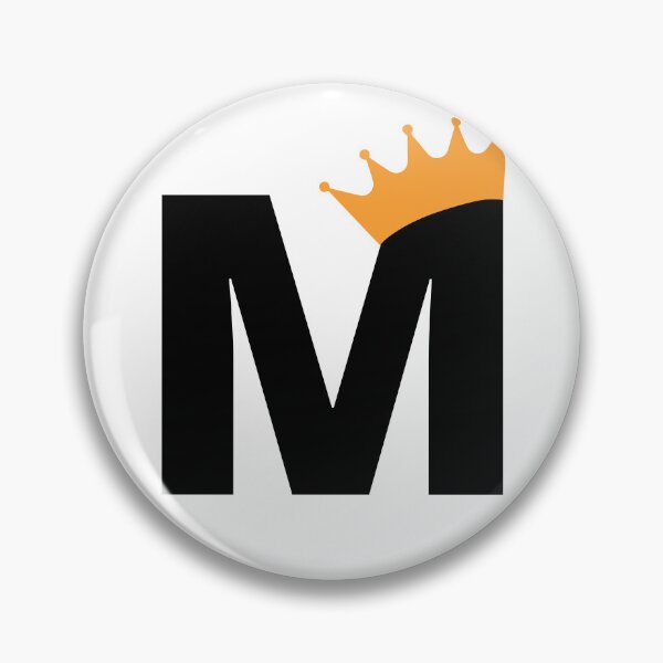 Item preview, Crowned Monogram Letter M designed and sold by Coffee Lifestyle.