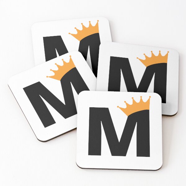 Item preview, Crowned Monogram Letter M designed and sold by Coffee Lifestyle.