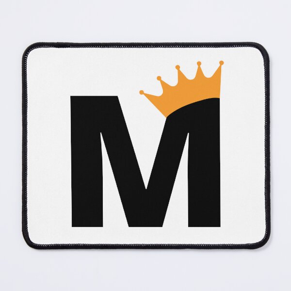 Item preview, Crowned Monogram Letter M designed and sold by Coffee Lifestyle.