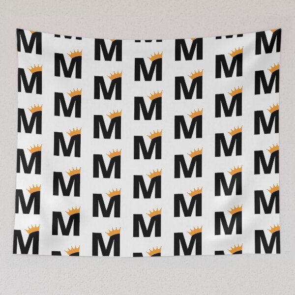 Item preview, Crowned Monogram Letter M designed and sold by Coffee Lifestyle.