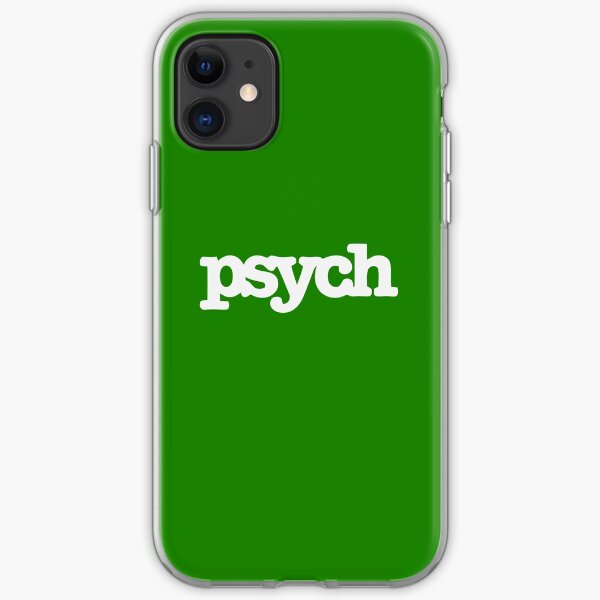 psych iPhone Soft Case