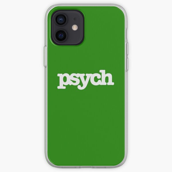 psych iPhone Soft Case