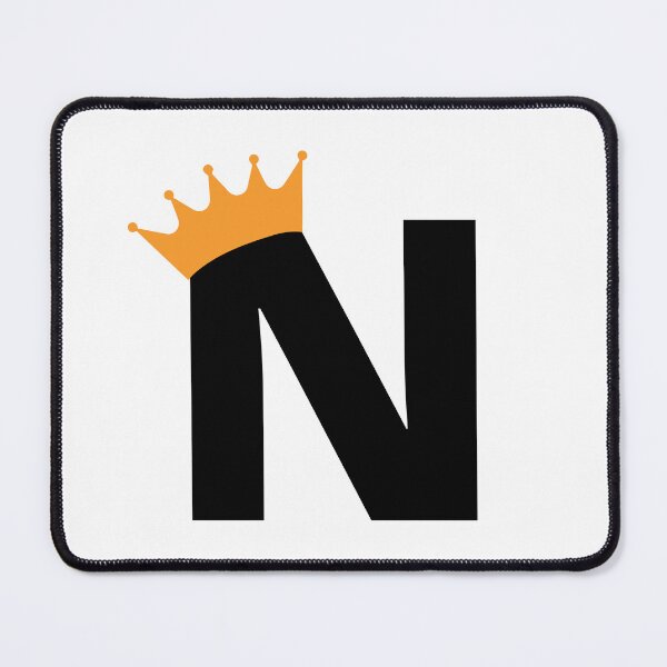 Item preview, Crowned Monogram Letter N designed and sold by Coffee Lifestyle.