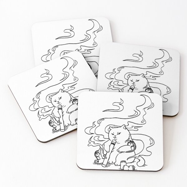 Item preview, Smoking mafia cat designed and sold by DanuKraftHouse.