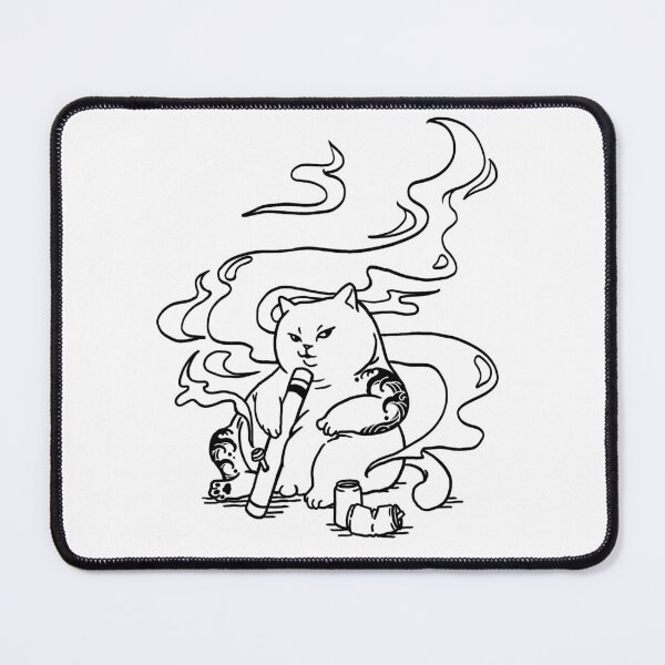 Item preview, Smoking mafia cat designed and sold by DanuKraftHouse.