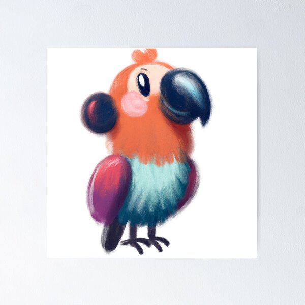 Cartoon parrot. Vector illustration of a cute parrot. 33540608 Vector Art  at Vecteezy