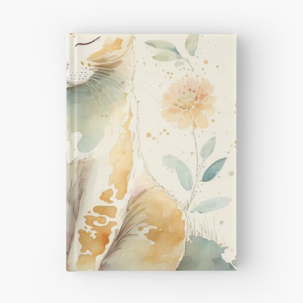 Item preview, Meditating cat in lotus watercolor 11 designed and sold by printiesart.