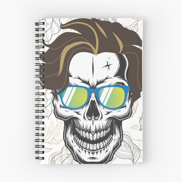 Item preview, Hipster skull designed and sold by nerdland.