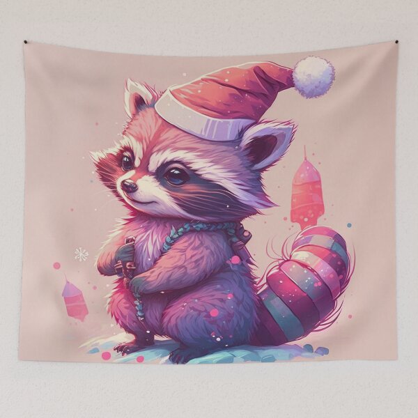 Artikelvorschau, Weihnachts-Waschbär entworfen und verkauft von ST0N3ZY.