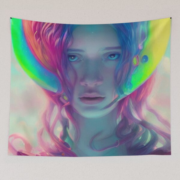 Item preview, Fantasy Neon Girl designed and sold by Itsheartshop.