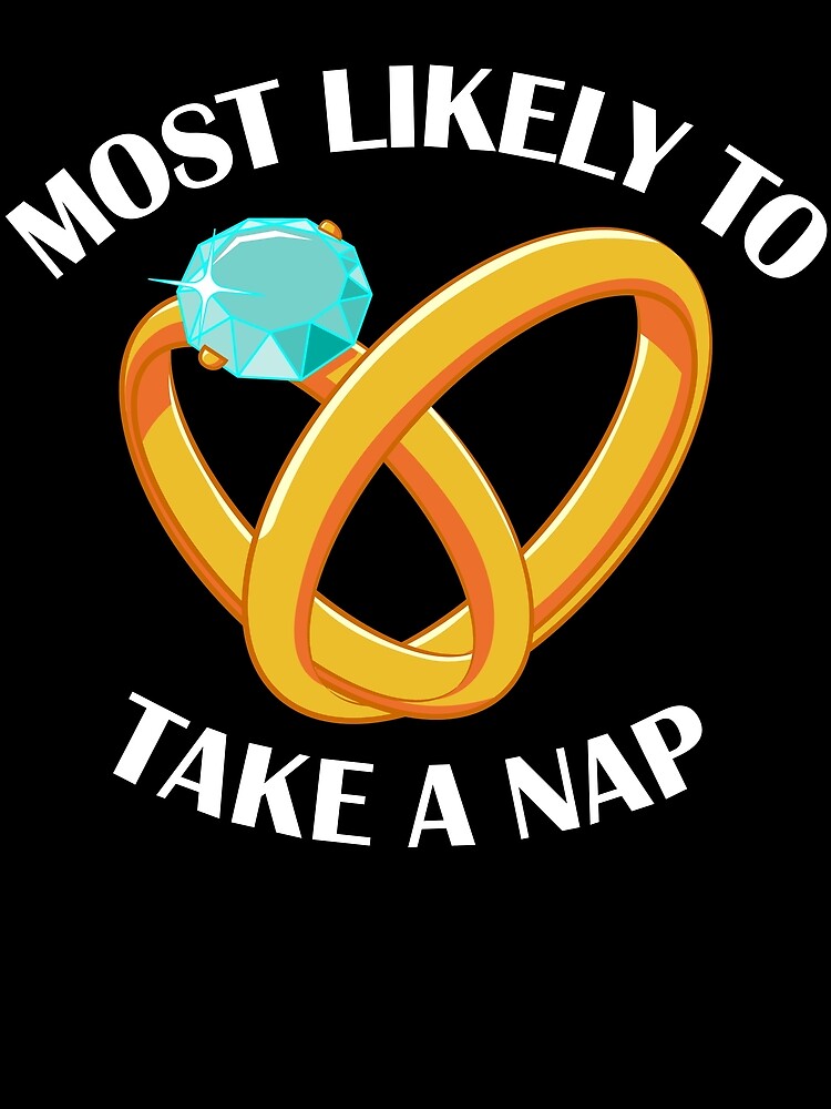 Thumbnail 3 von 3, Tuch, Most Likely To Take A Nap Funny Matching Wedding Gear designt und verkauft von DynamicDesign.