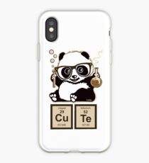 Chemistry panda discovered cute iPhone Case