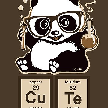 Artwork thumbnail, Chemistry panda discovered cute by NewSignCreation