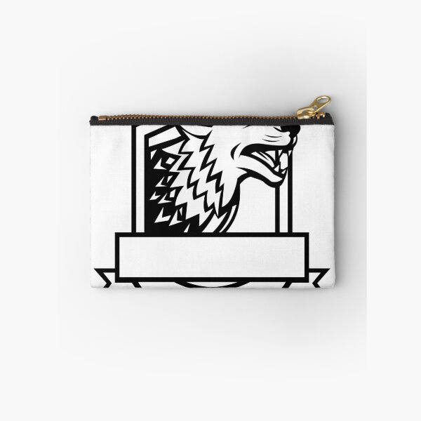 Item preview, Wolf Growling Crest Retro designed and sold by patrimonio.