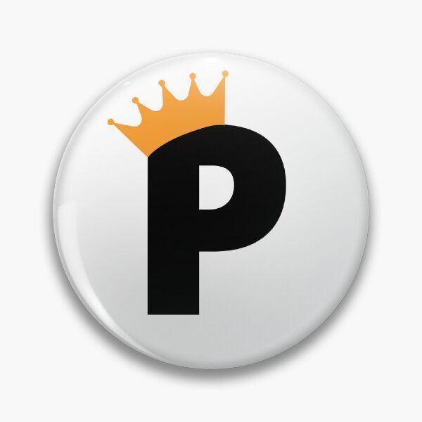 Item preview, Crowned Monogram Letter P designed and sold by Coffee Lifestyle.