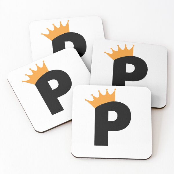 Item preview, Crowned Monogram Letter P designed and sold by Coffee Lifestyle.