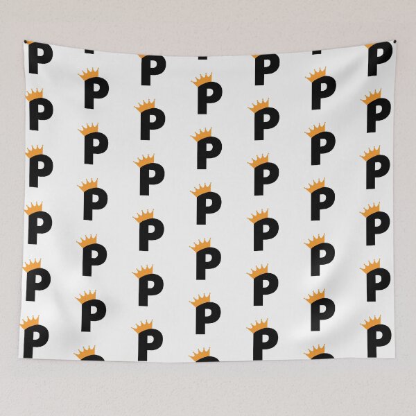 Item preview, Crowned Monogram Letter P designed and sold by Coffee Lifestyle.
