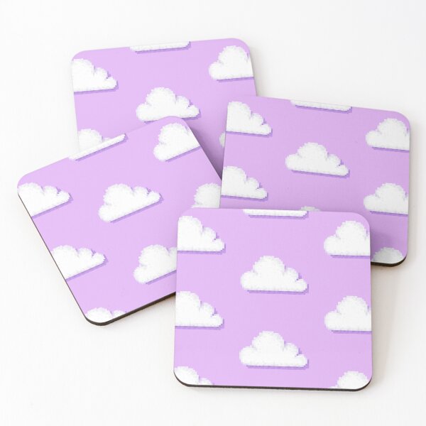 Item preview, Retro Lilac Pixel Cloud Weather Icon  designed and sold by 8BitTrip.