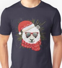 Funny Panda Christmas - Panda Bear Xmas Unisex T-Shirt